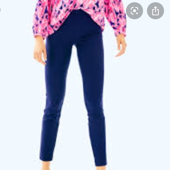 Lilly Pulitzer Pants - Lilly Pulitzer Alessia Stretch Dinner Pant Navy